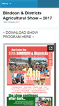 Mobile Screenshot of bindoonshow.com